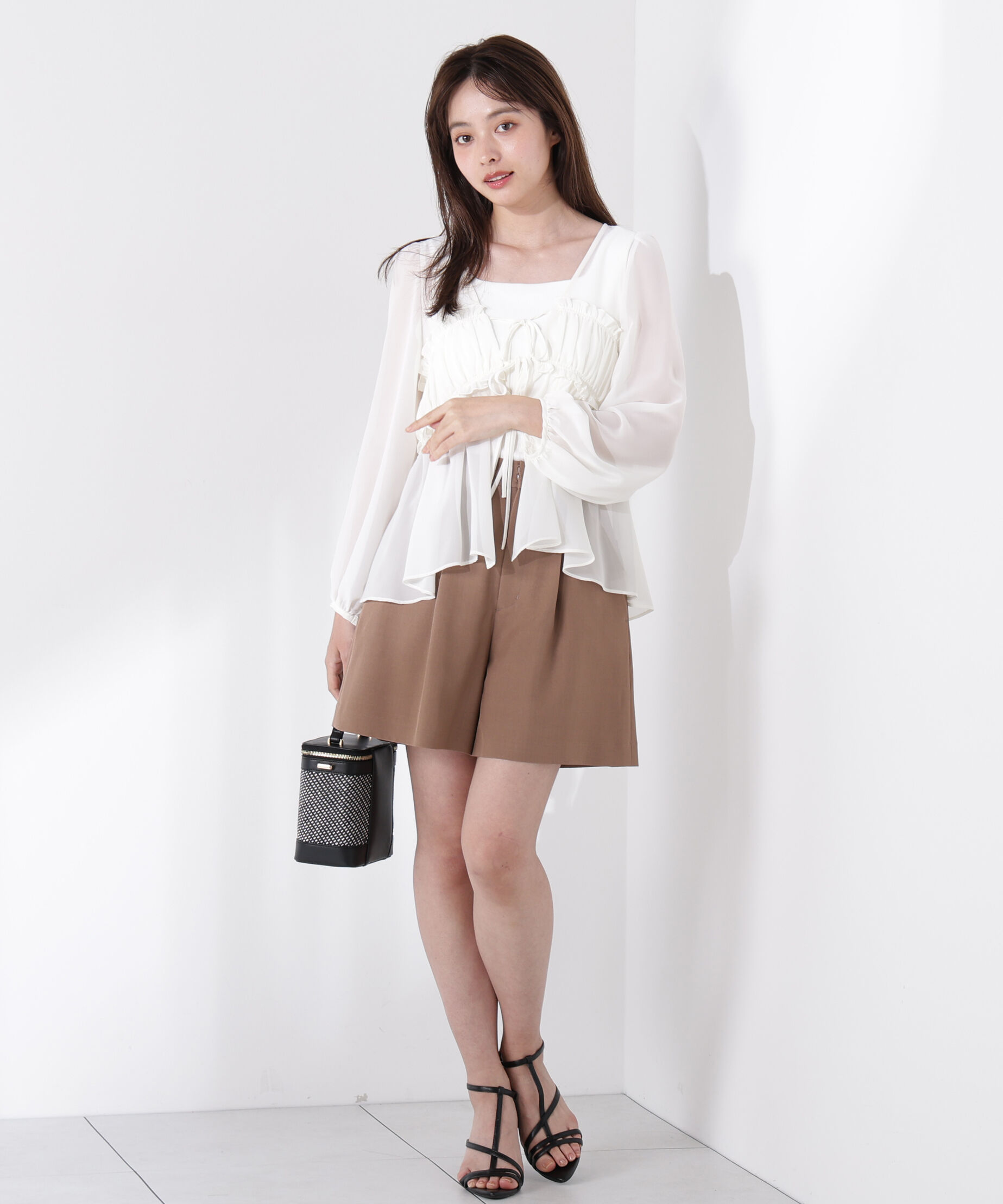 PROPORTION BODY DRESSING「タックショートパンツ」|その他|