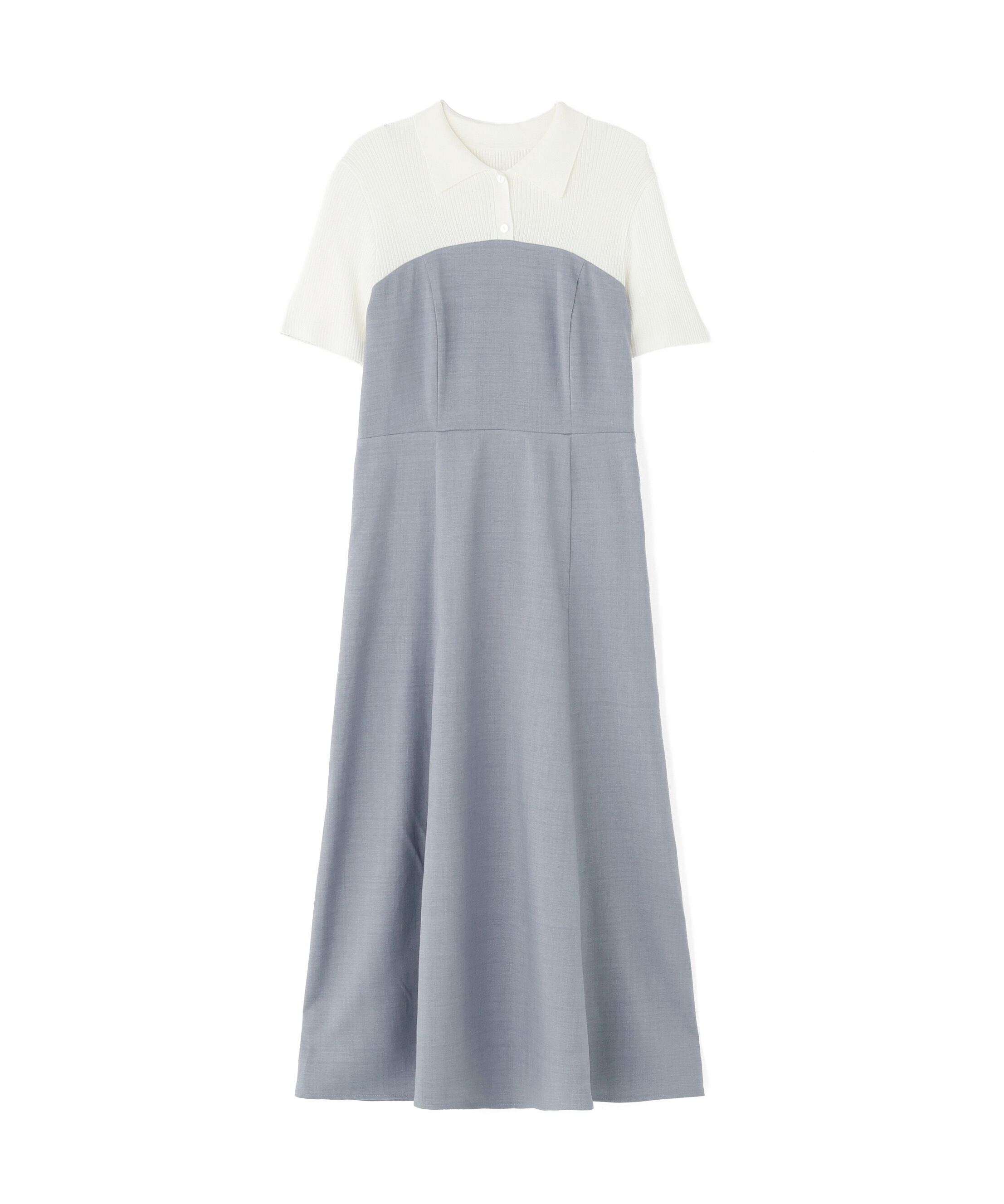 PROPORTION BODY DRESSING「ポロカラードッキングワンピース 26SS」|ワンピース|