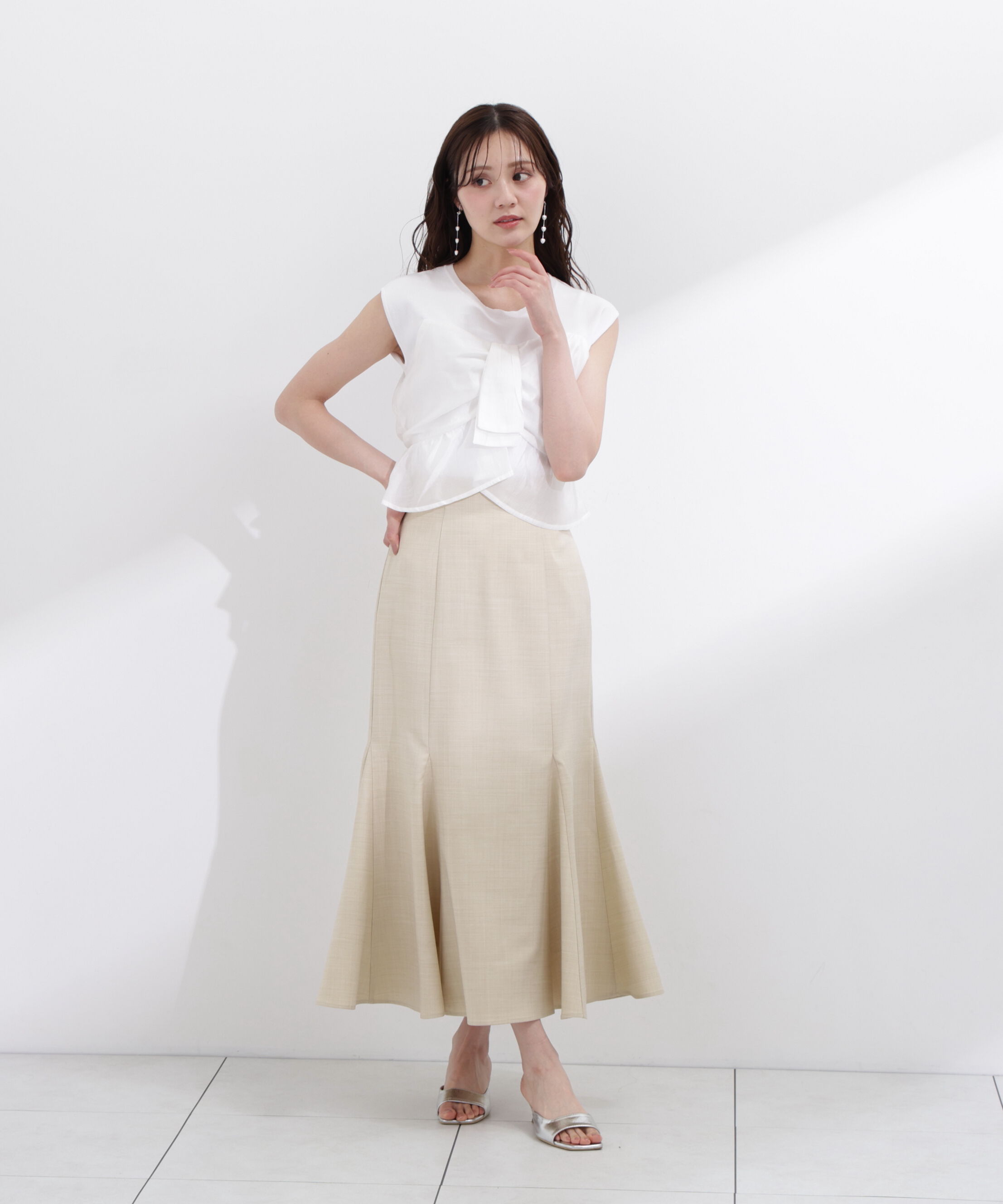 PROPORTION BODY DRESSING「＜青島心さん着用＞ハイウエストマーメイドスカート」|スカート|