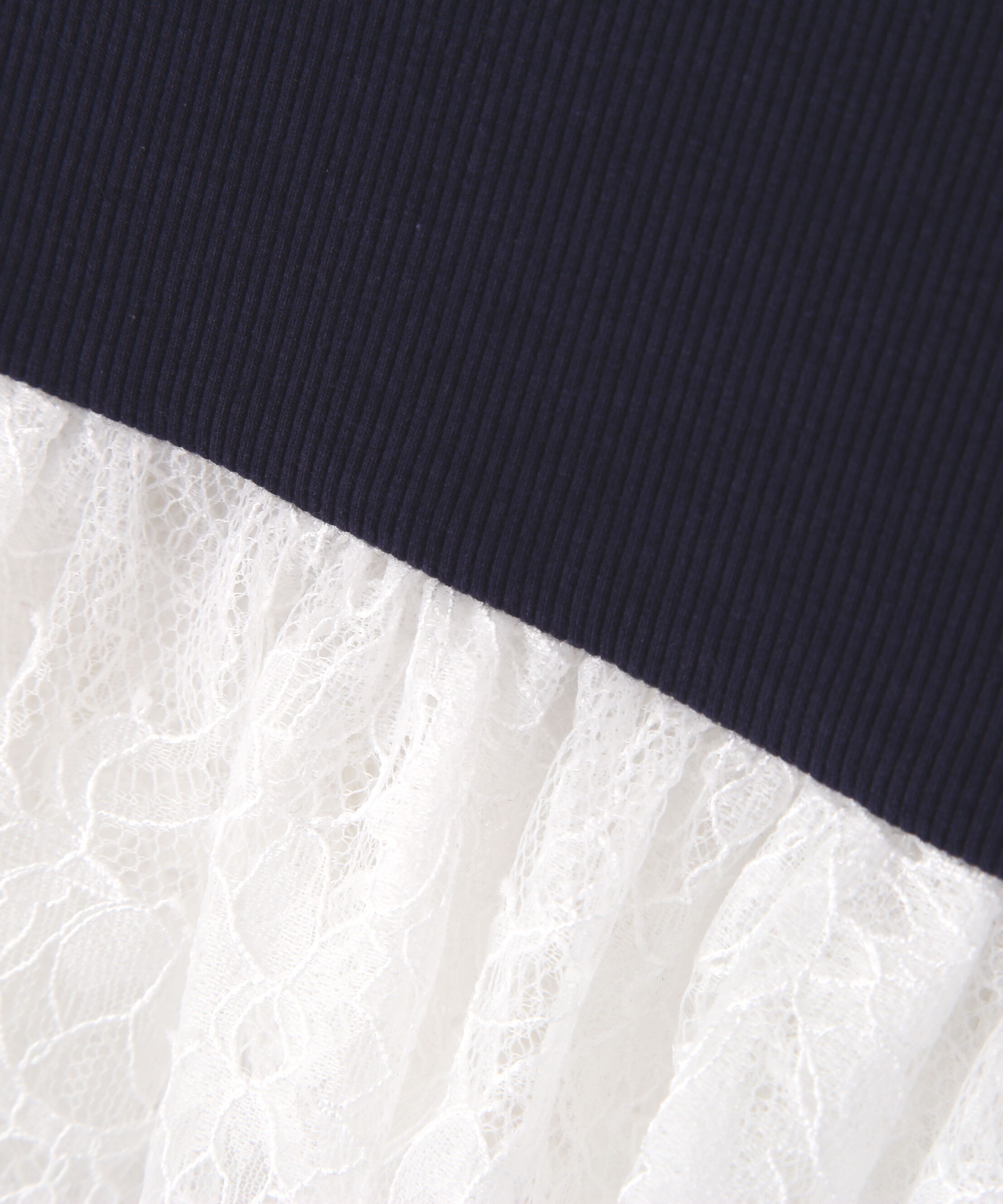 PROPORTION BODY DRESSING「＜中川紅葉さん着用＞〈a/mie〉レースペプラムタンク」|Tシャツ・カットソー|