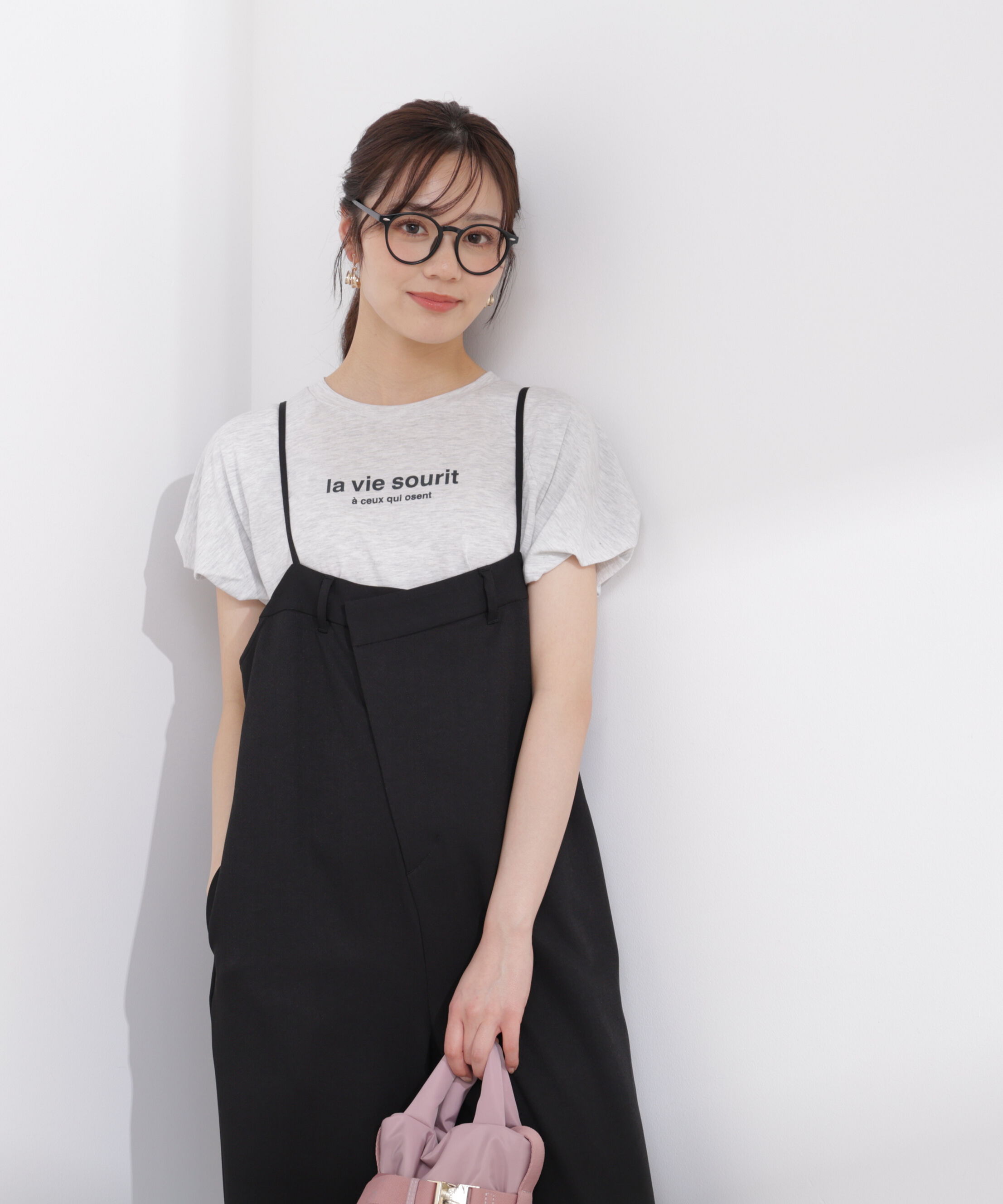 PROPORTION BODY DRESSING「パフスリーブロゴTシャツ 26SS」|Tシャツ・カットソー|