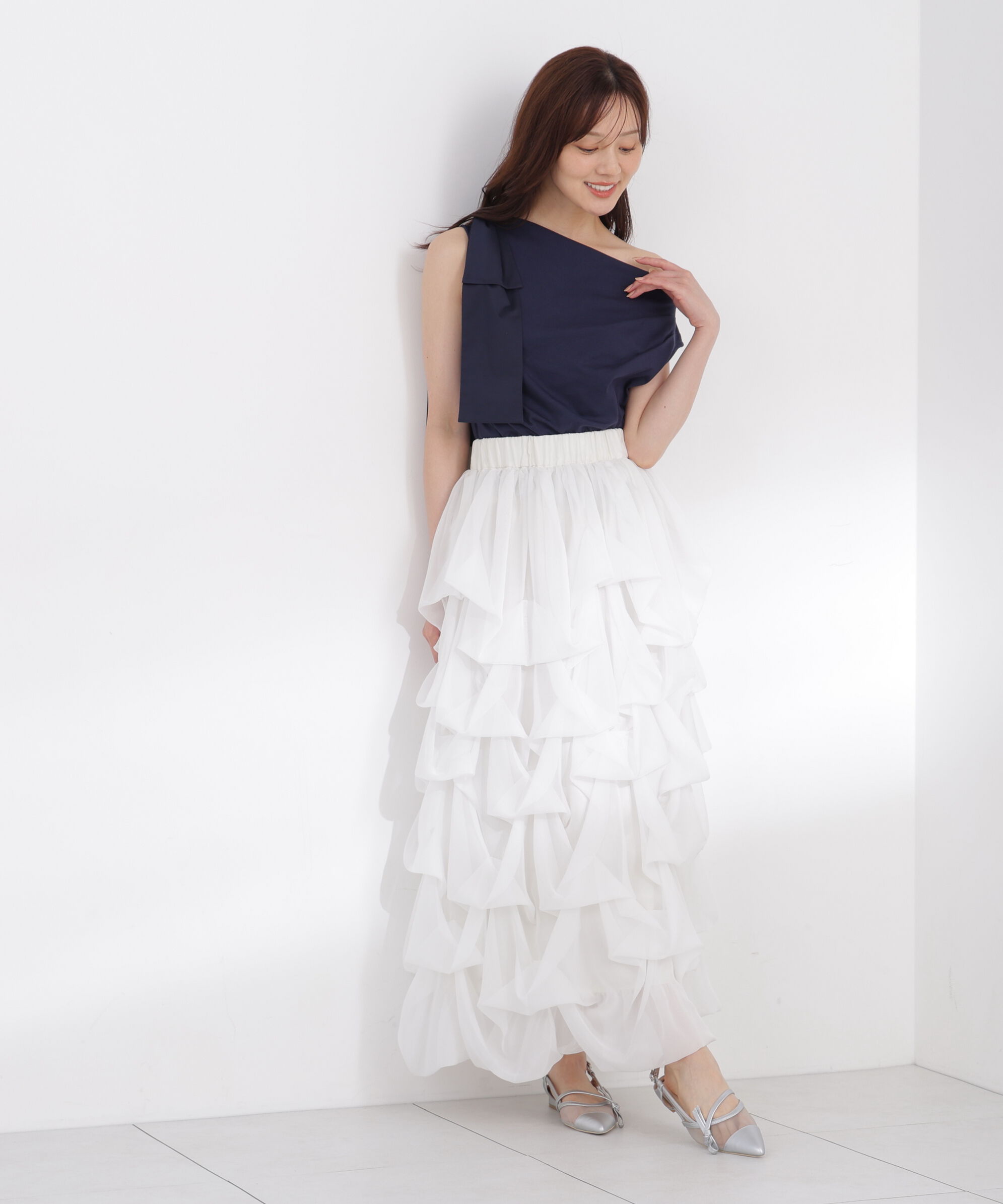 PROPORTION BODY DRESSING「＜山内ともなさんコラボ＞タックバルーンスカート」|スカート|