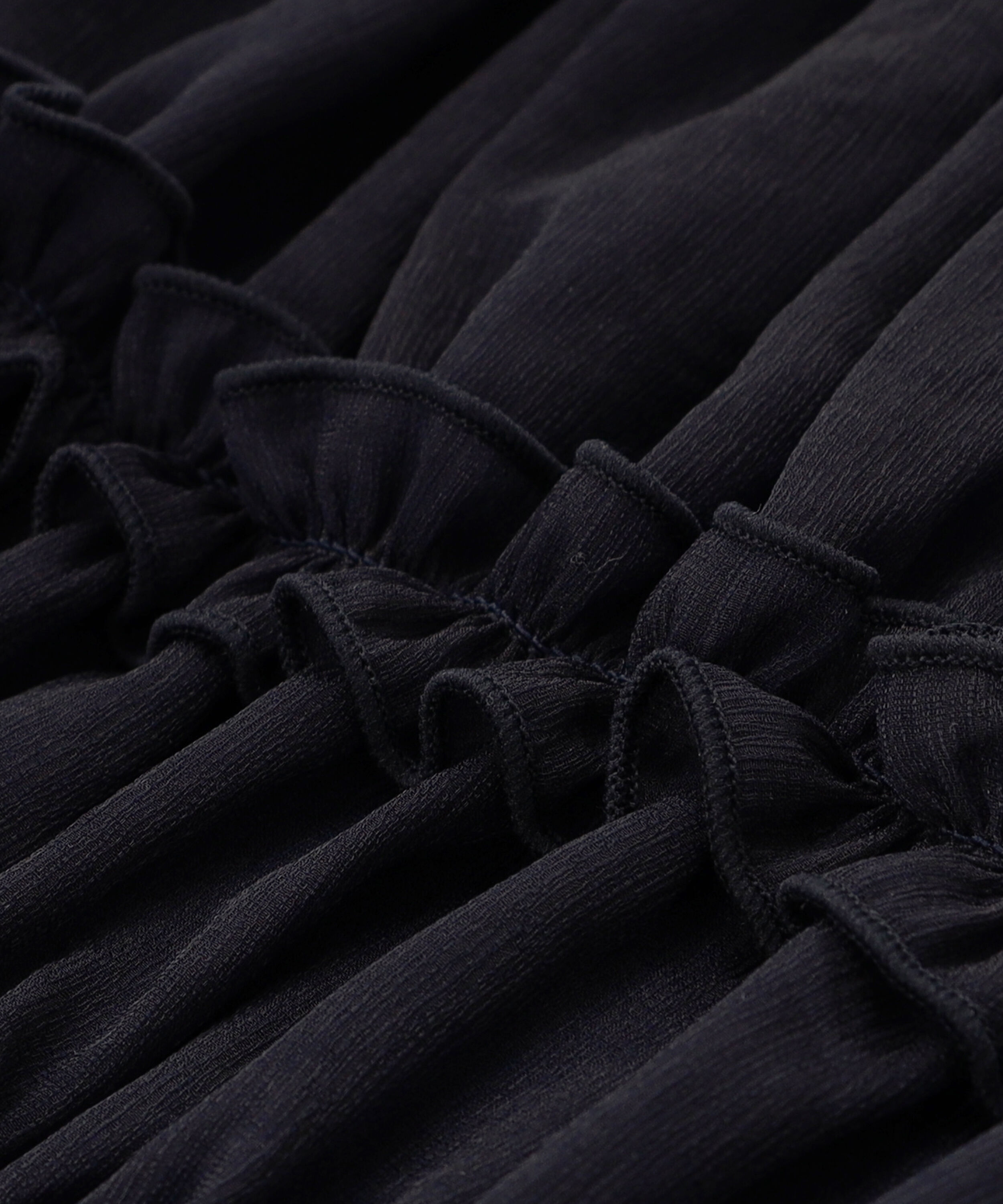 PROPORTION BODY DRESSING「〈a/mie〉シャーリングフリルブラウス＜ブルー：WEB限定＞」|シャツ・ブラウス|