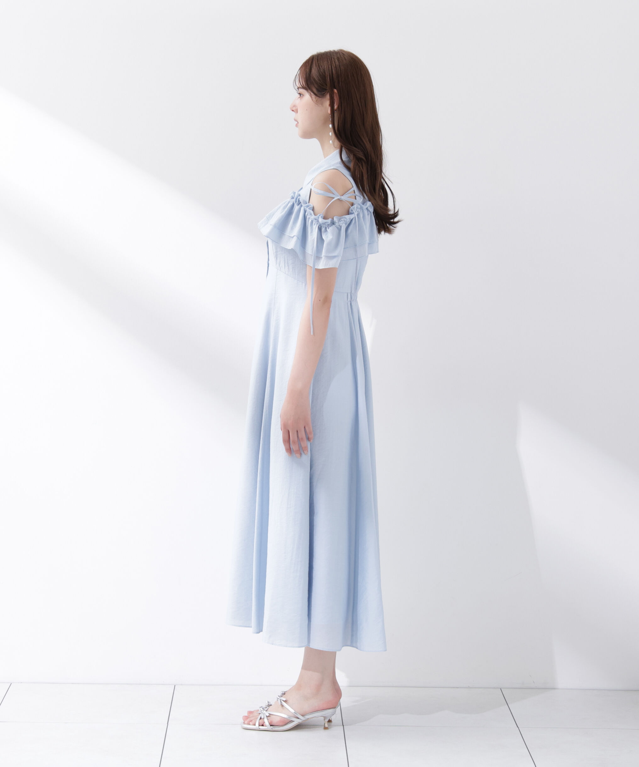 PROPORTION BODY DRESSING「＜EDIT COLOGNE＞フリルシャツワンピース」|ワンピース|