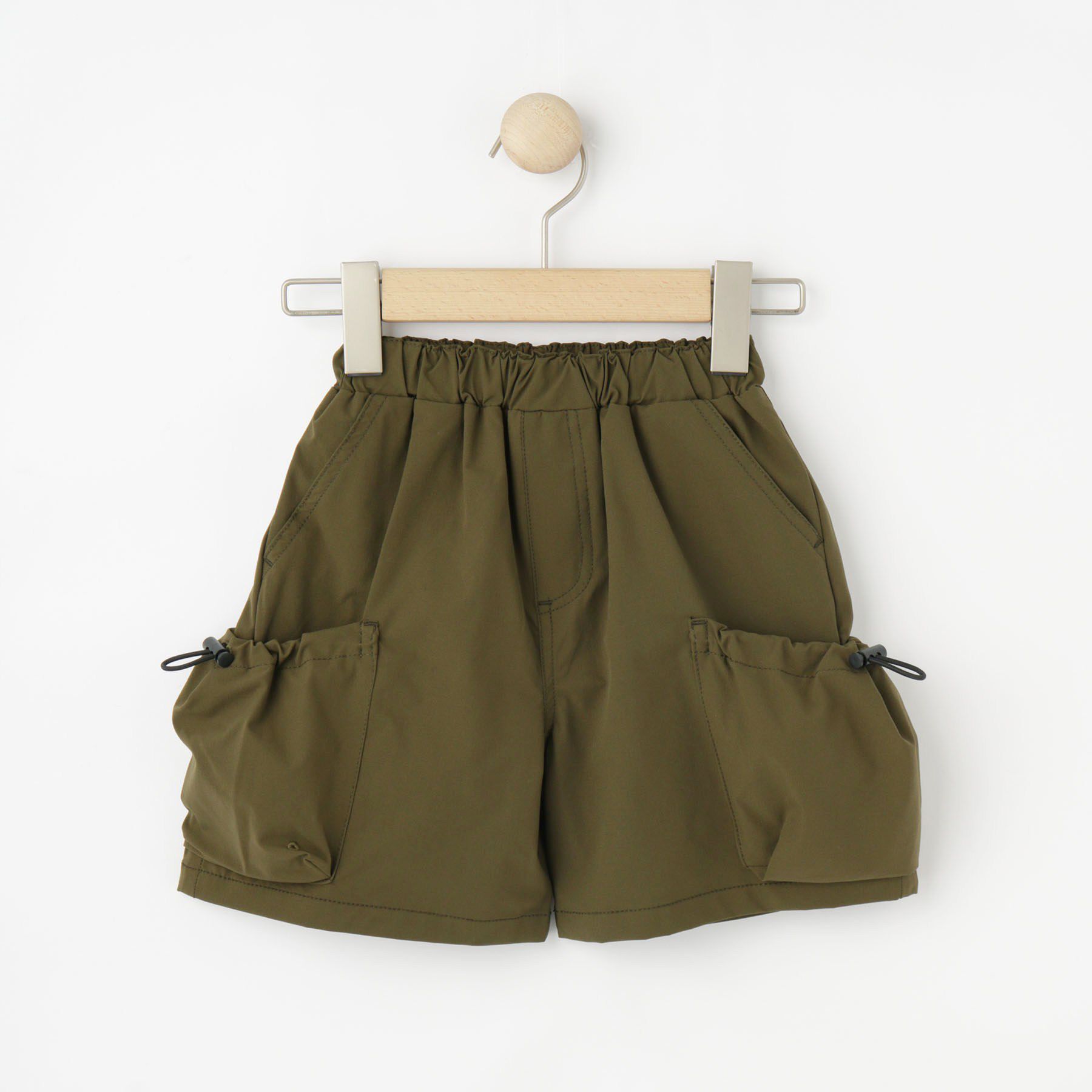 SHOO･LA･RUE「【100-150cm】ショートカーゴパンツ」|キュロット|