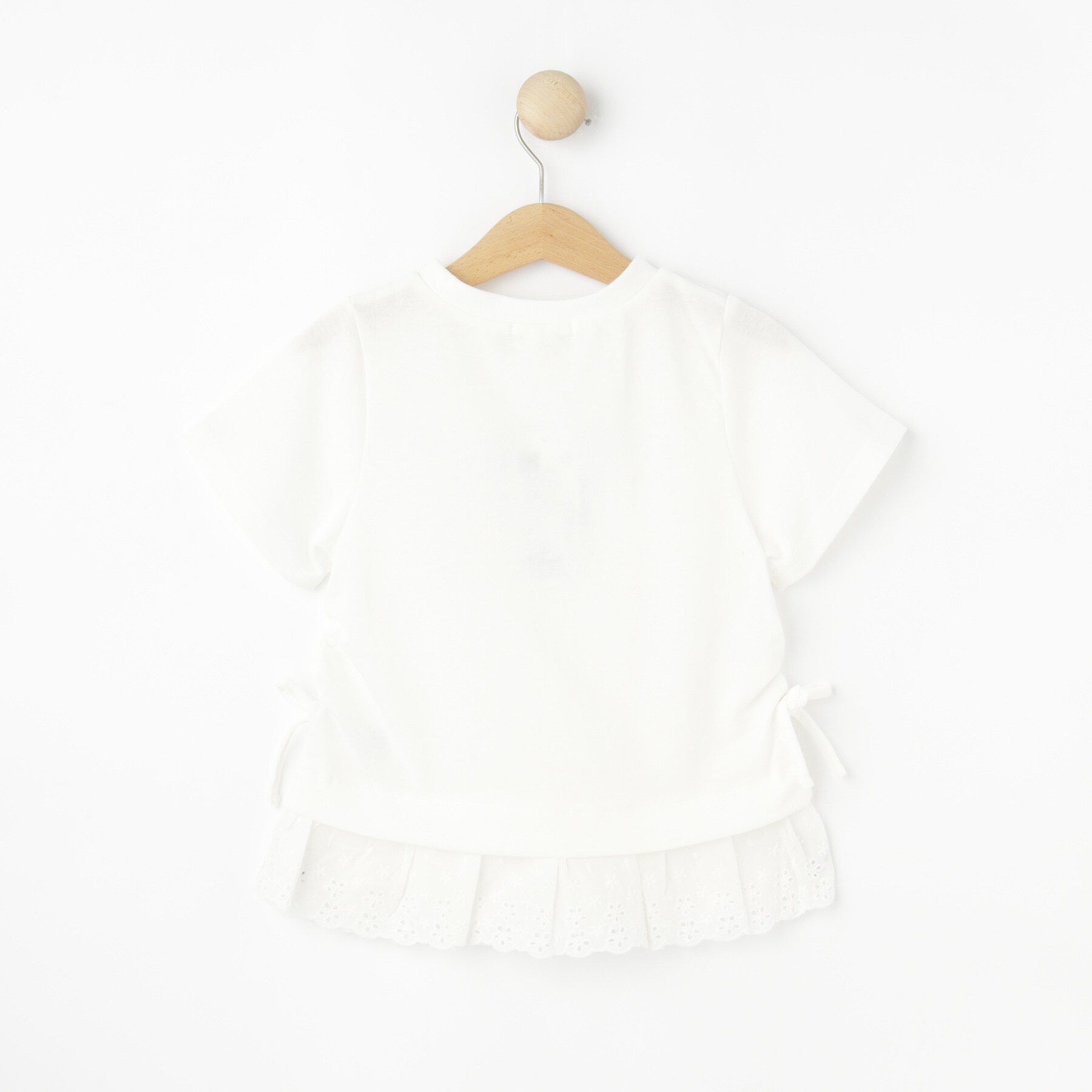 SHOO･LA･RUE「【110-150cm】レースデザインTシャツ」|Tシャツ・カットソー|