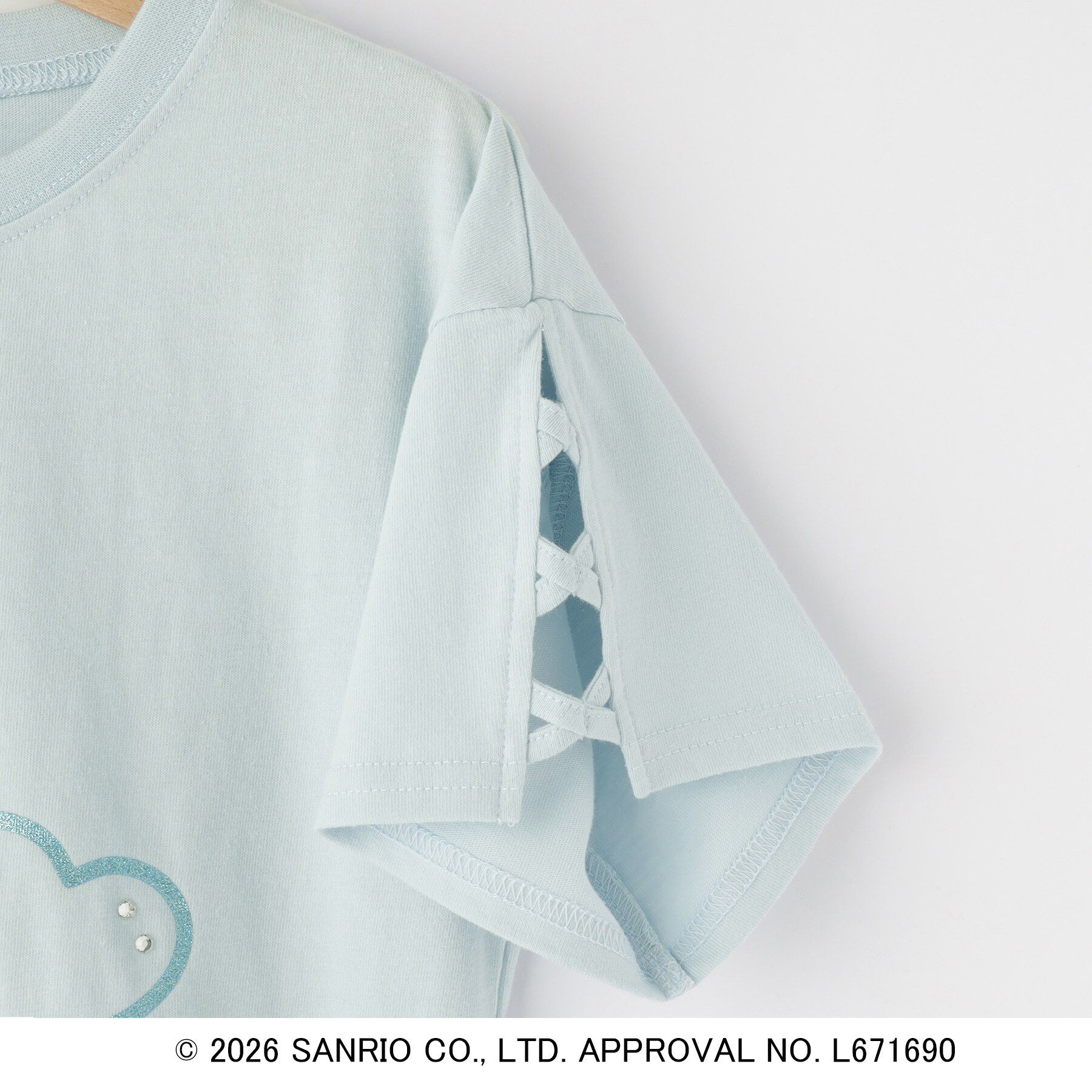 SHOO･LA･RUE「【サンリオキャラクターズ】レースアップデザインTシャツ」|Tシャツ・カットソー|
