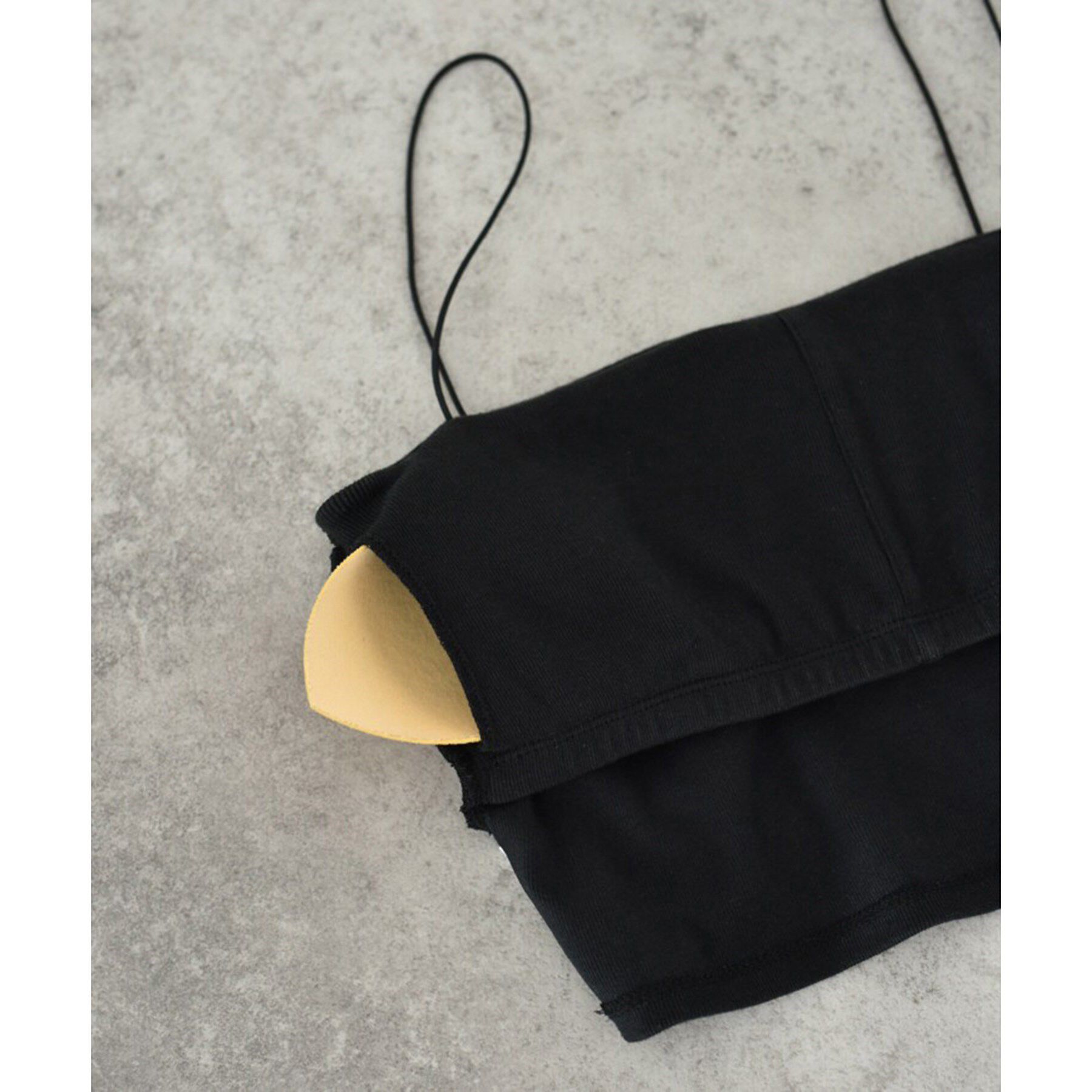 CODE A「【Re】【Cup-in】bandeau bra short top」|チューブトップ|