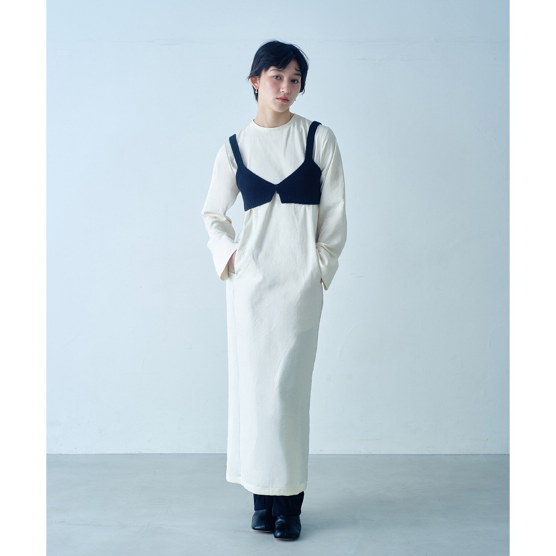 CODE A「M cloudy bra tops」|ニット・セーター|