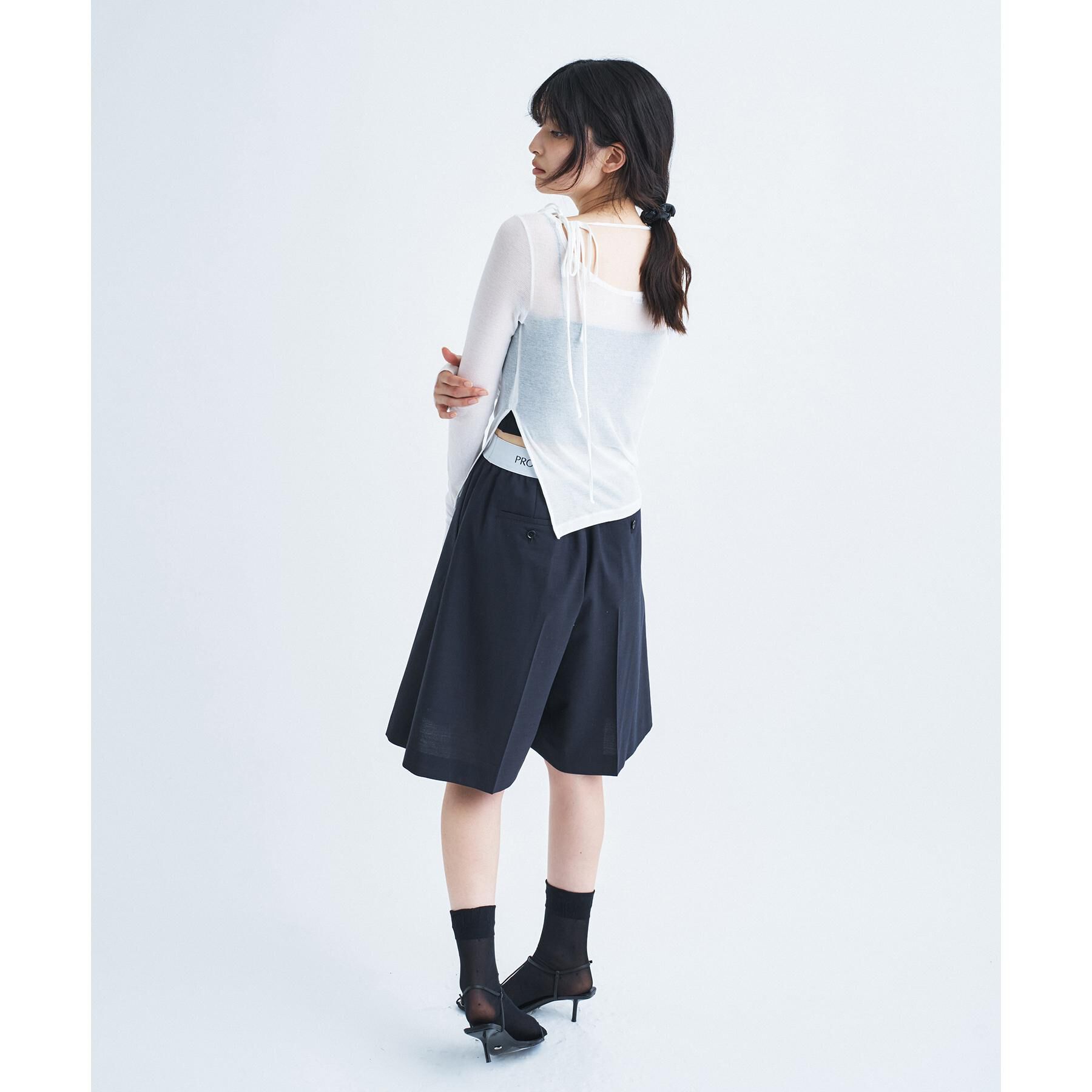 CODE A「jersey ribbon pullover」|Tシャツ・カットソー|
