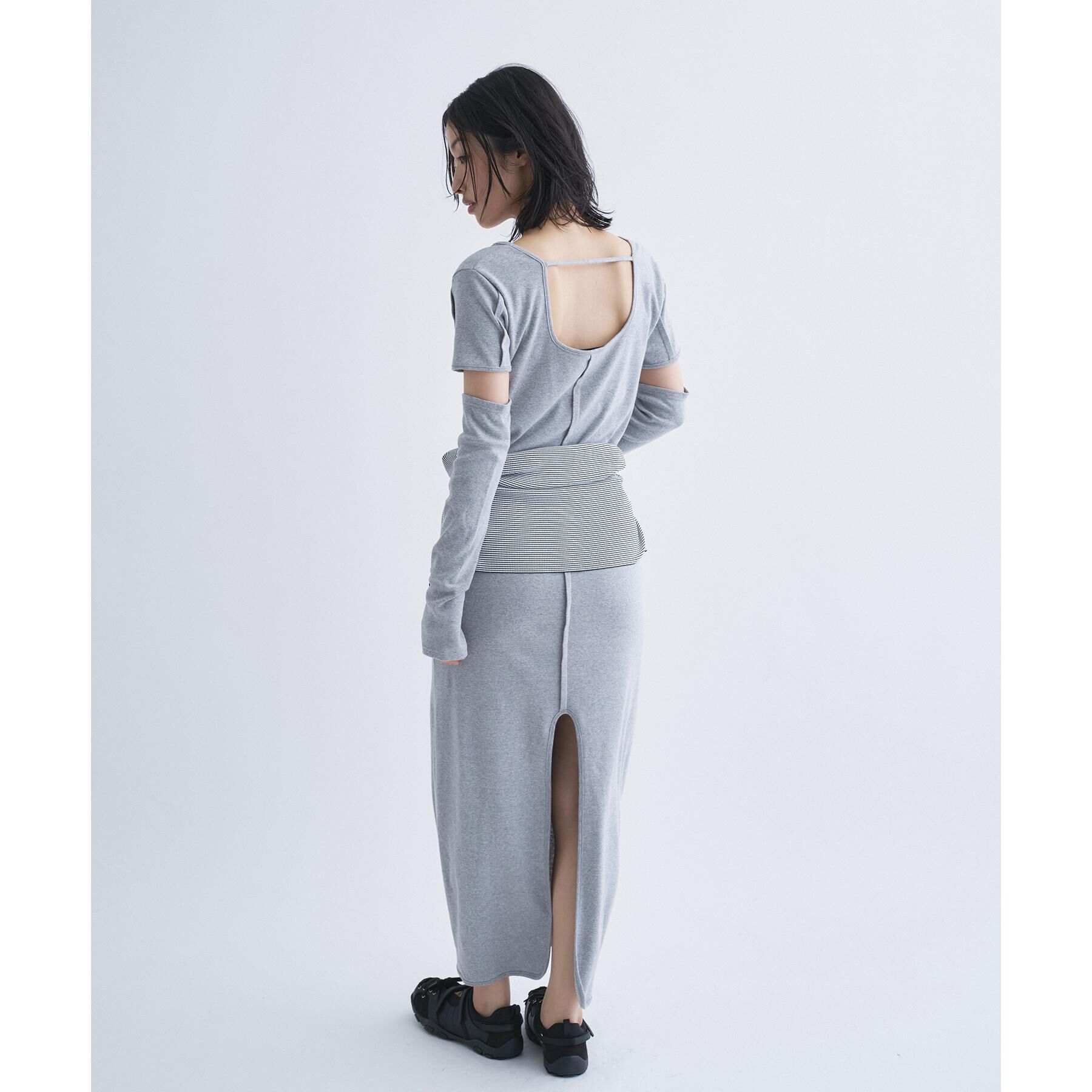CODE A「arm cover square neck dress」|ワンピース|