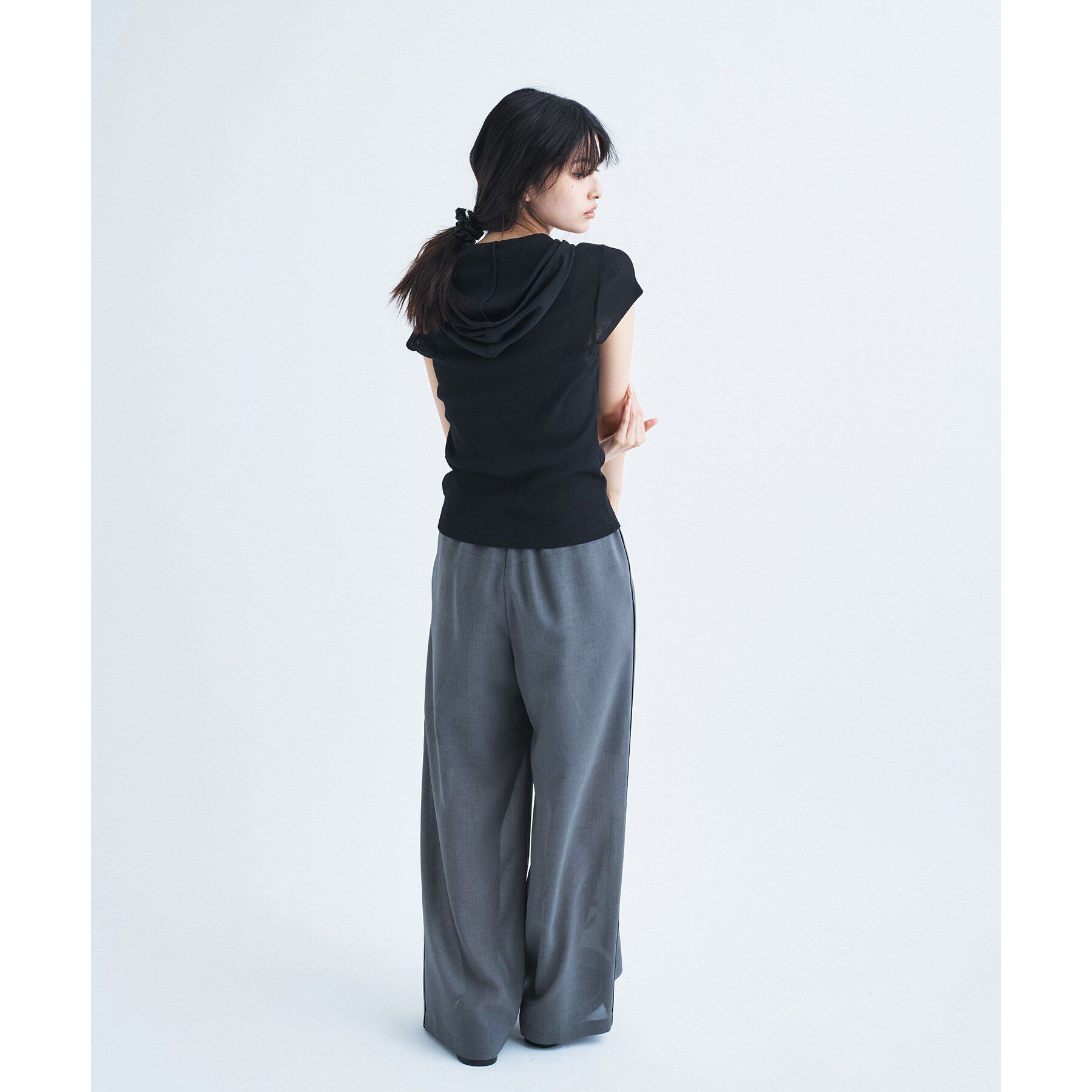 CODE A「soft button hood tee」|Tシャツ・カットソー|