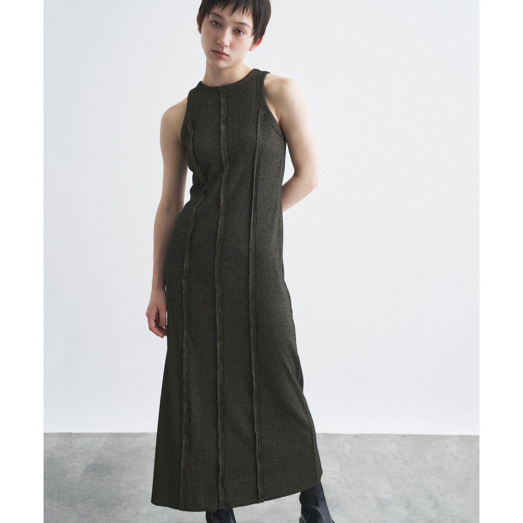 CODE A「【Cup-in】Jersey dress」|ワンピース|
