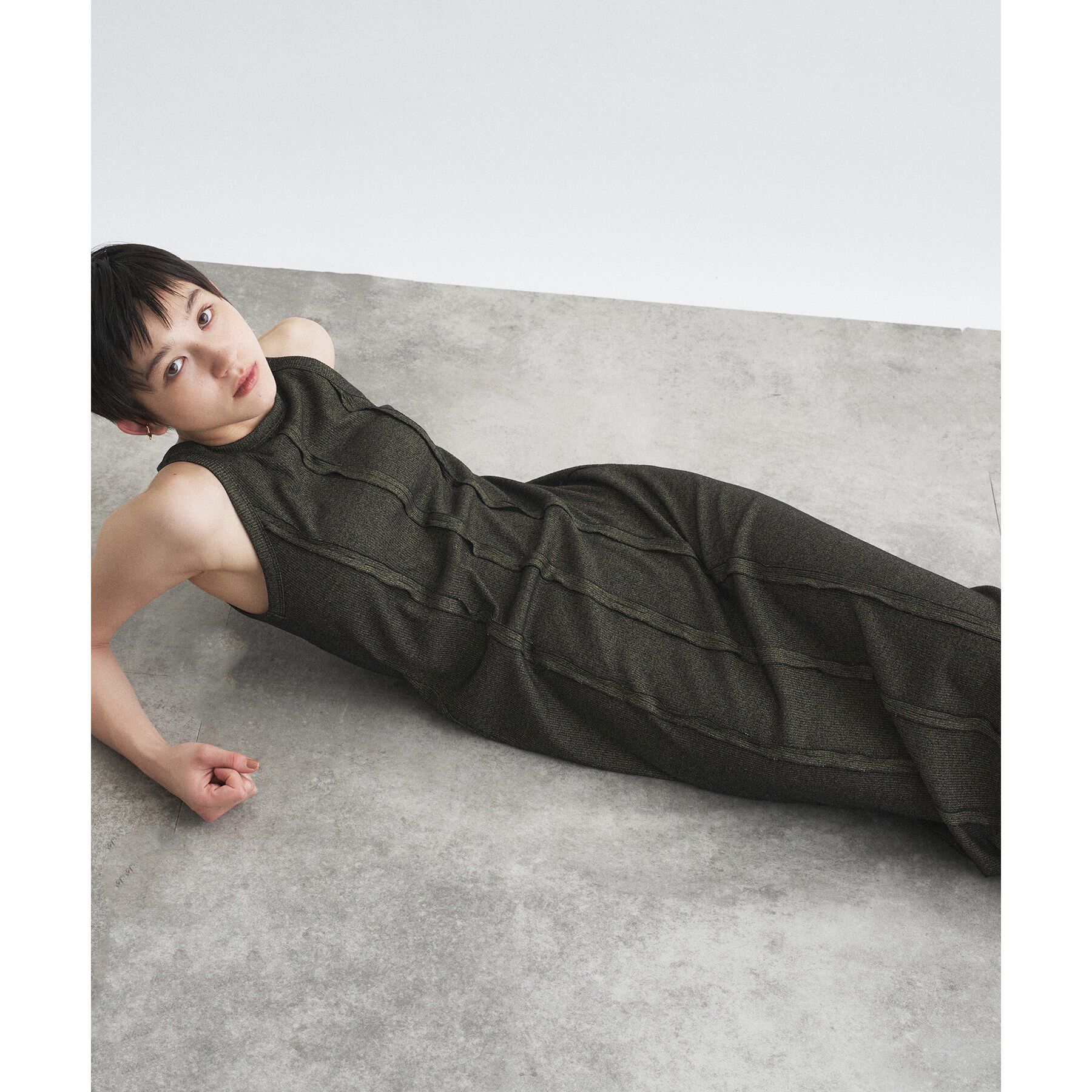 CODE A「【Cup-in】Jersey dress」|ワンピース|