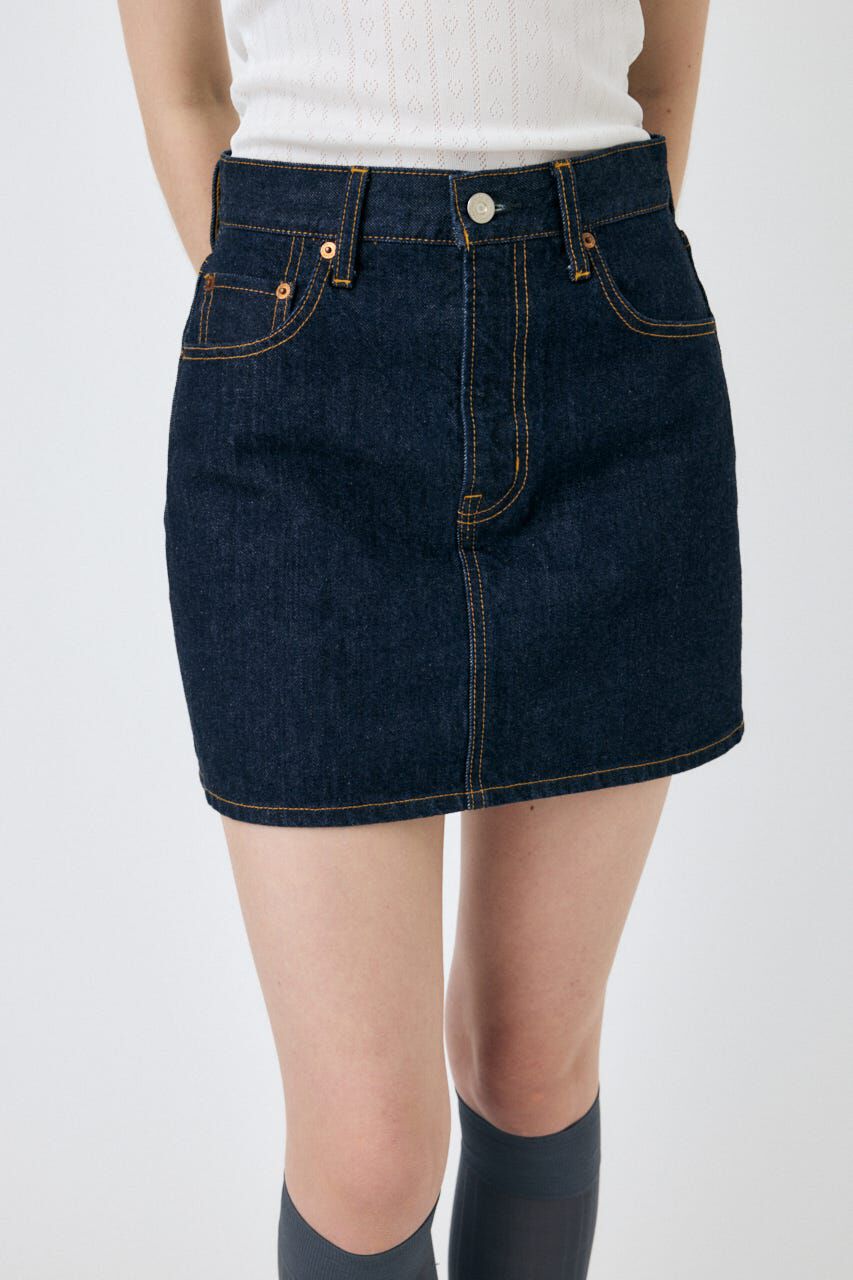 MOUSSY「DENIM ミニスカート」|スカート|One Wash1
