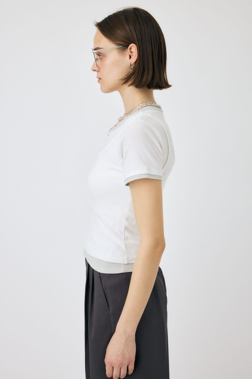 MOUSSY「LAYERED セット TEE」|Tシャツ・カットソー|