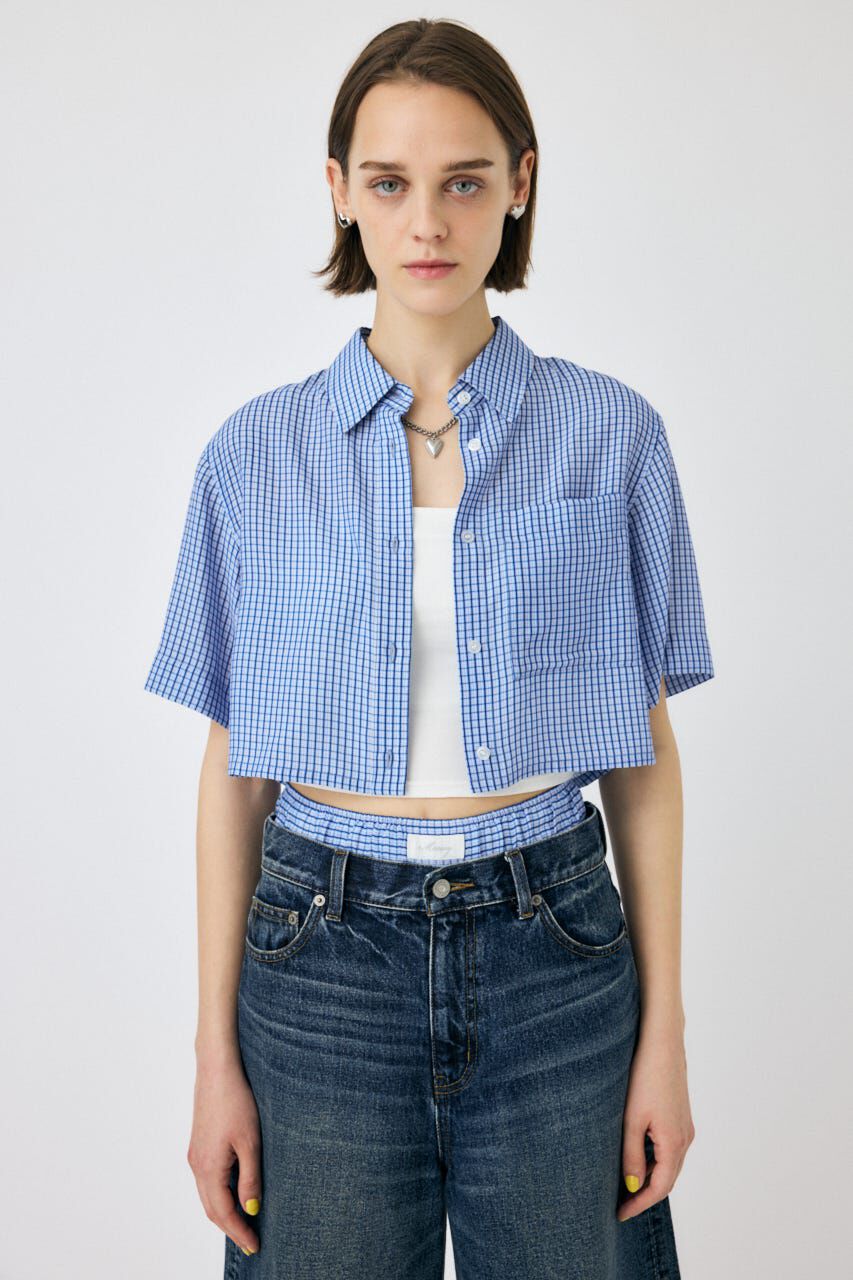 MOUSSY「RELAX シャツ」|シャツ・ブラウス|BLU