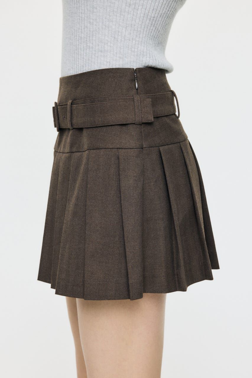 MOUSSY「LOW SLUNG PLEATED MINI スカート」|スカート|