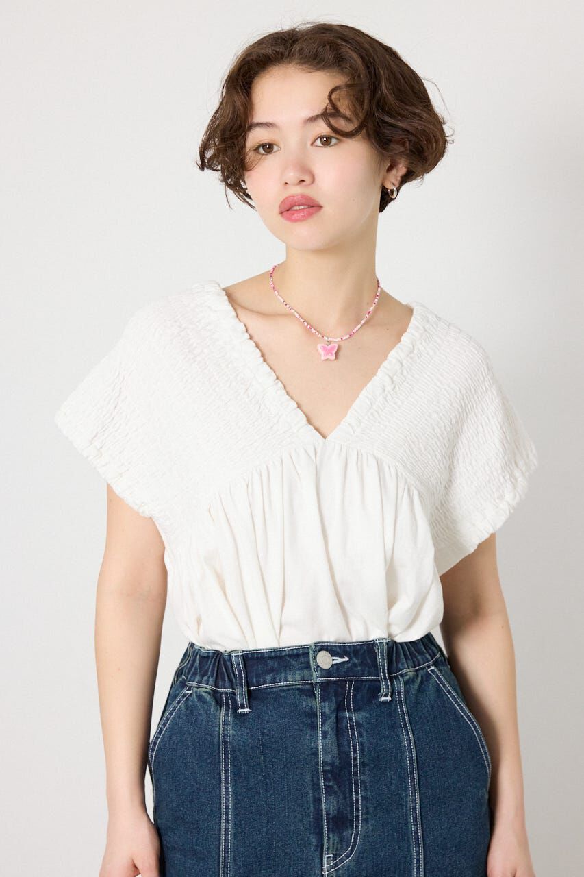 RODEO CROWNS「シャーリングトップス」|Tシャツ・カットソー|