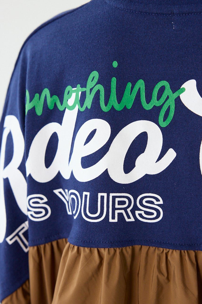 RODEO CROWNS「切替ロゴビッグトップス」|Tシャツ・カットソー|