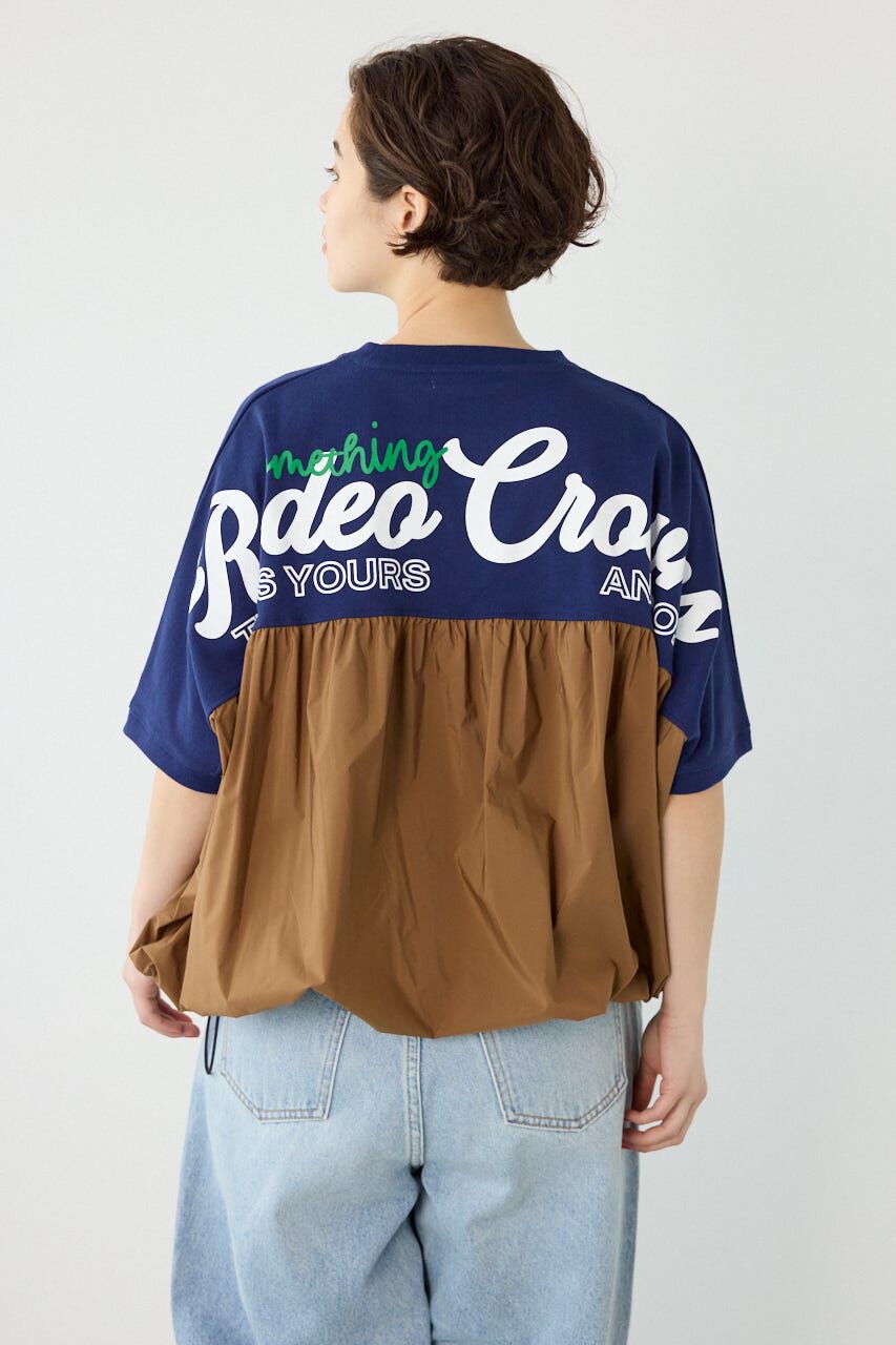 RODEO CROWNS「切替ロゴビッグトップス」|Tシャツ・カットソー|
