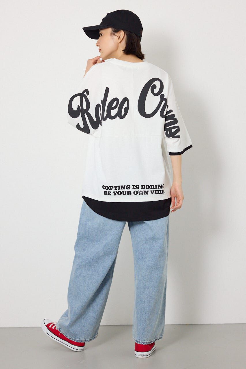RODEO CROWNS「フェイクレイヤードロゴトップス」|Tシャツ・カットソー|