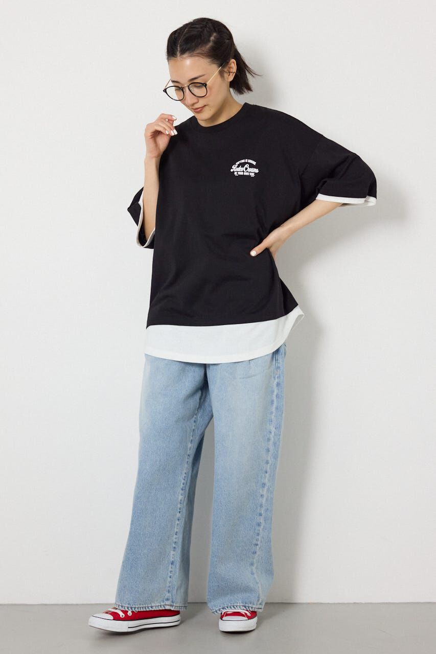 RODEO CROWNS「フェイクレイヤードロゴトップス」|Tシャツ・カットソー|