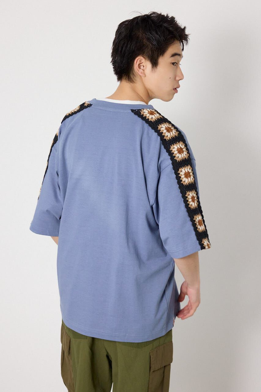 RODEO CROWNS「クロシェラインヘンリーTシャツ」|Tシャツ・カットソー|
