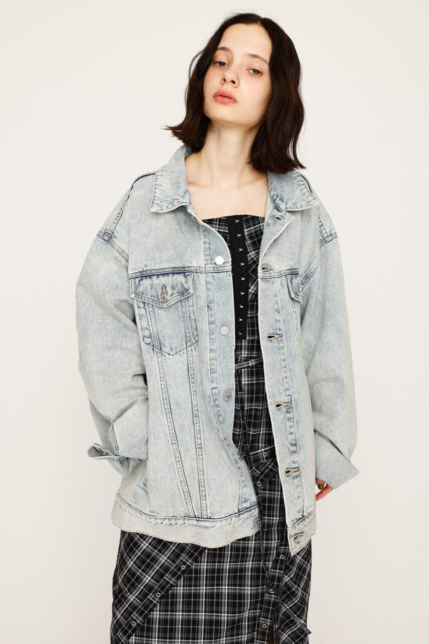 SLY「4XL DENIM JK-C」|デニムジャケット|L/BLU1