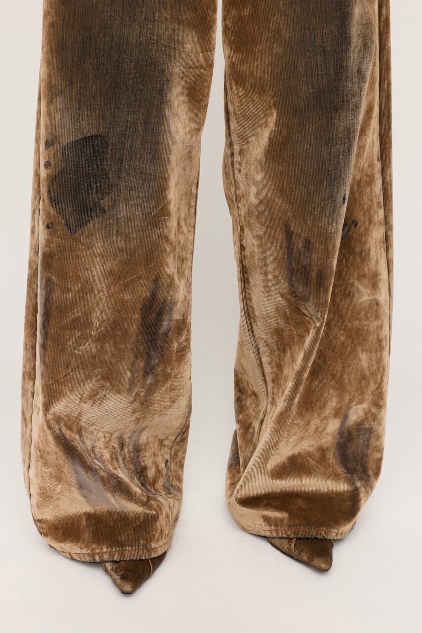 SLY「L／W VINTAGE FLOCKY DENIM パンツ」|デニム|