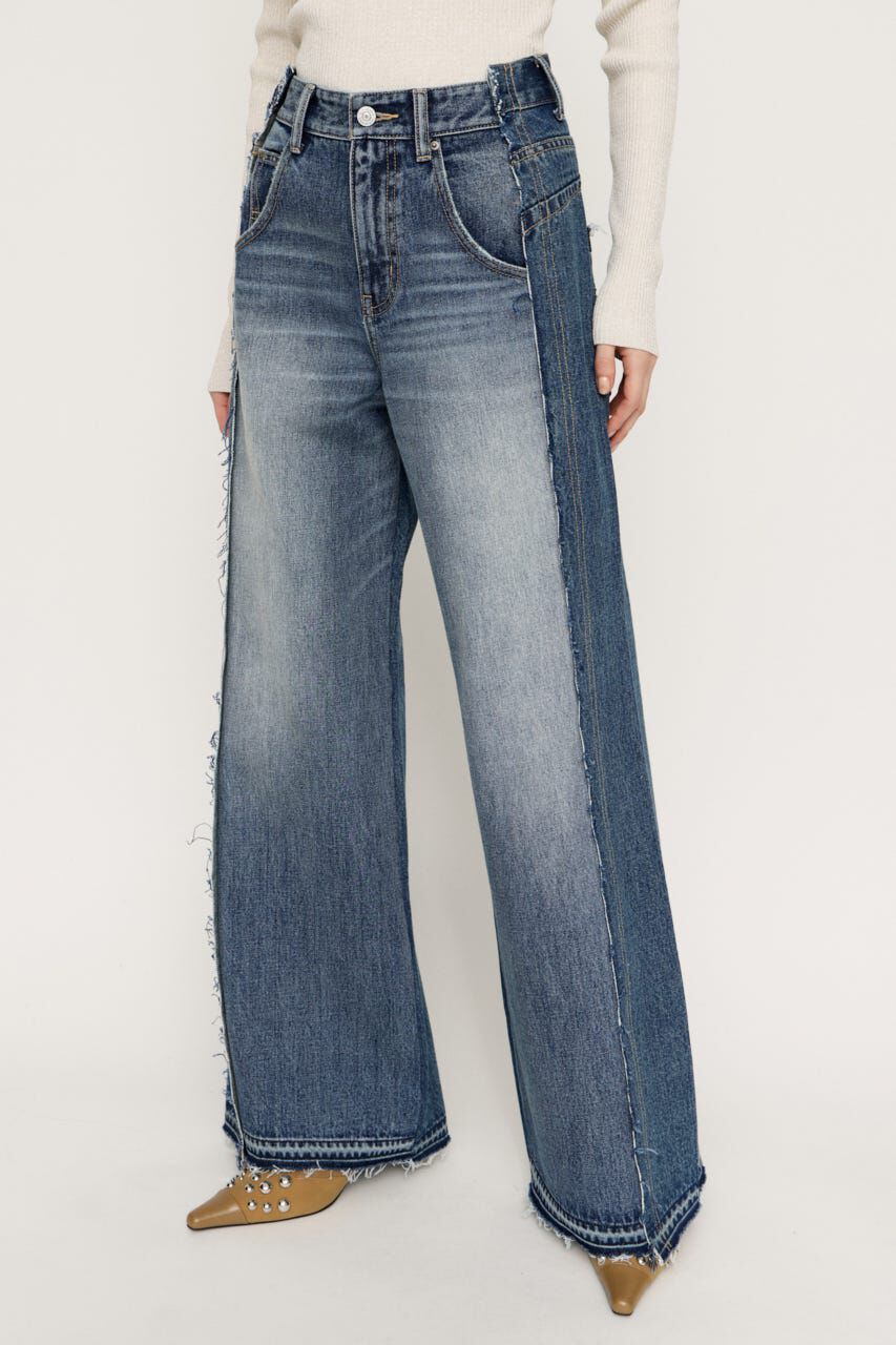 SLY「L／W TWIST SIZING DENIM」|デニム|BLU