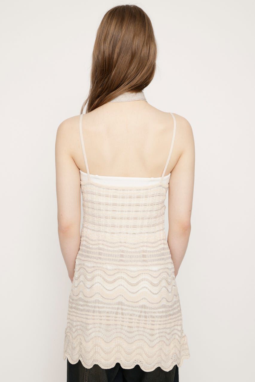 SLY「KNIT FRILL CAMI トップス」|キャミソール|