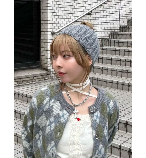 jouetie「ワイドニットターバン」|その他|グレー