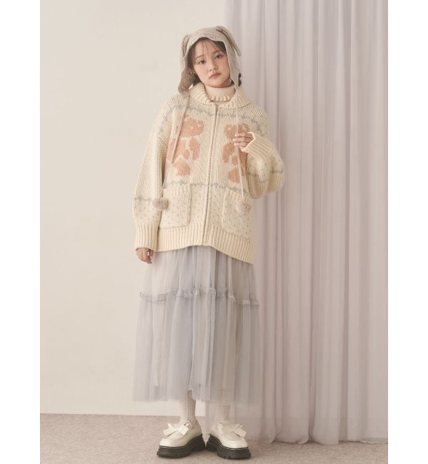 merry jenny「animal lace knit cap」|その他|