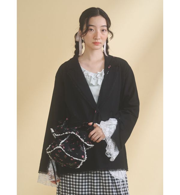 merry jenny「floral square pochette」|ショルダー・メッセンジャー|