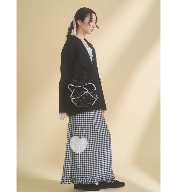 merry jenny「floral square pochette」|ショルダー・メッセンジャー|