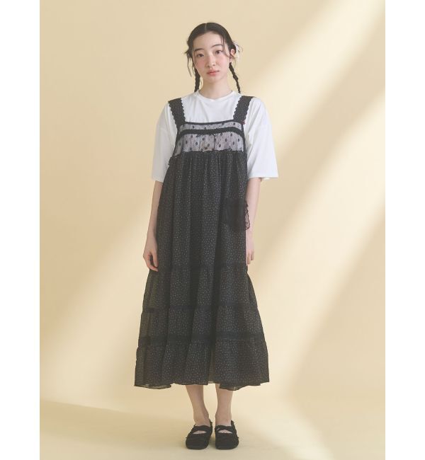 merry jenny「ribbon dog collage tee」|Tシャツ・カットソー|