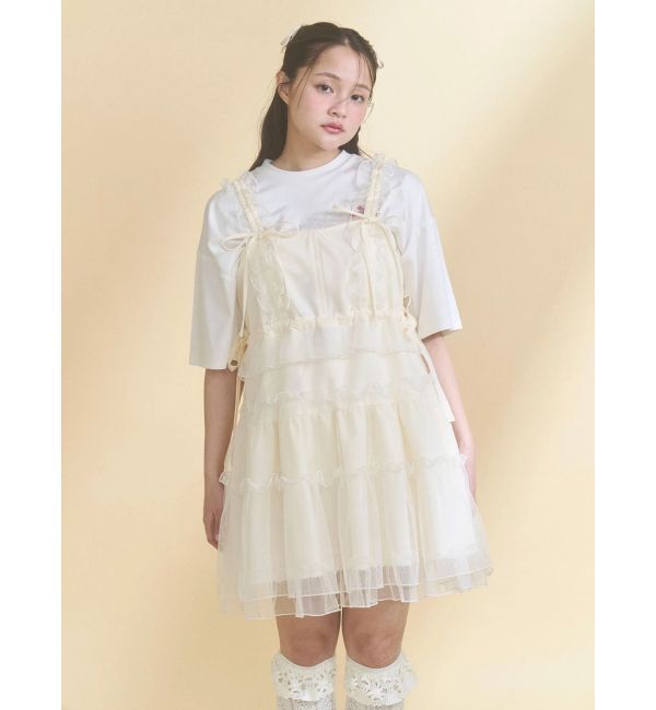 merry jenny「ribbon dog collage tee」|Tシャツ・カットソー|