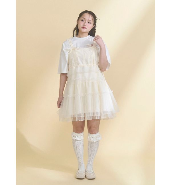 merry jenny「ribbon dog collage tee」|Tシャツ・カットソー|