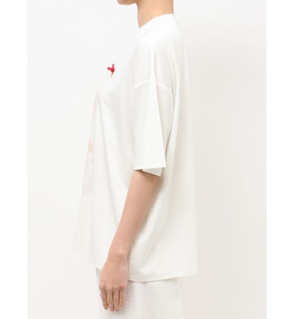 merry jenny「ribbon dog collage tee」|Tシャツ・カットソー|