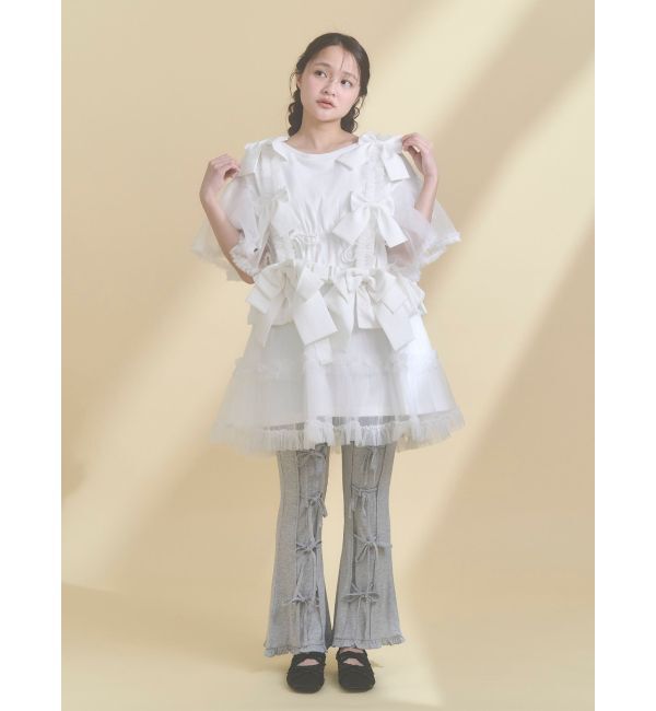 merry jenny「Tulle ribbon harness」|サスペンダー|