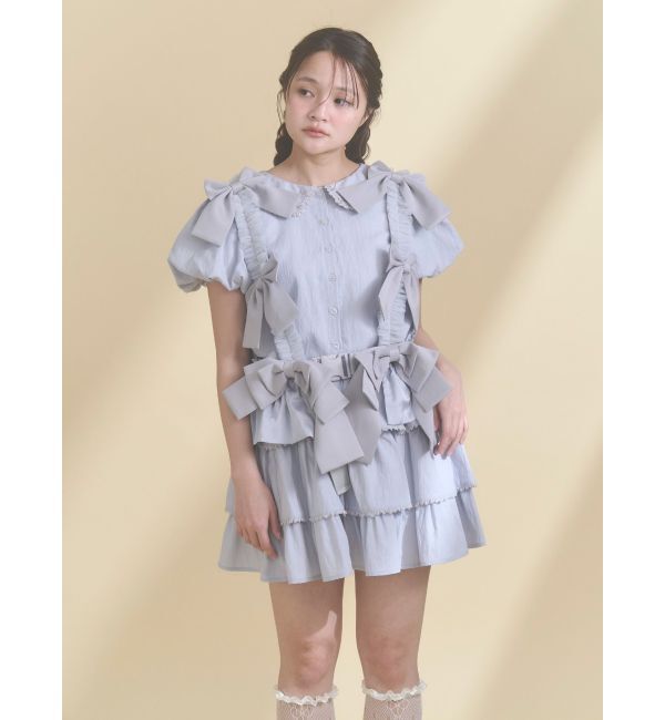 merry jenny「Tulle ribbon harness」|サスペンダー|