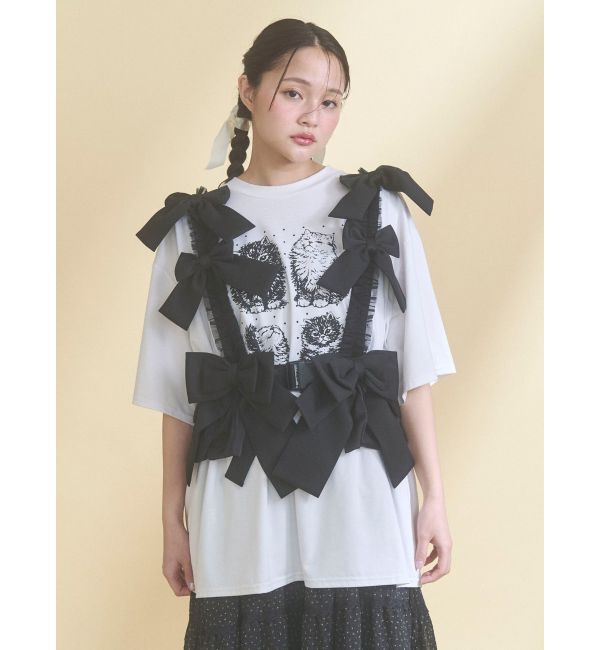 merry jenny「Tulle ribbon harness」|サスペンダー|