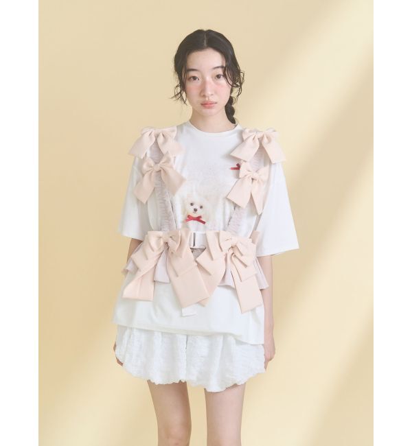 merry jenny「Tulle ribbon harness」|サスペンダー|