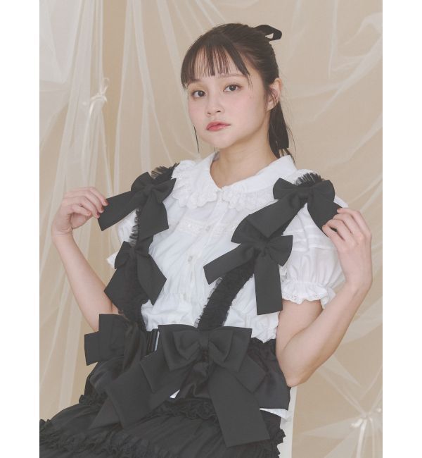 merry jenny「Tulle ribbon harness」|サスペンダー|