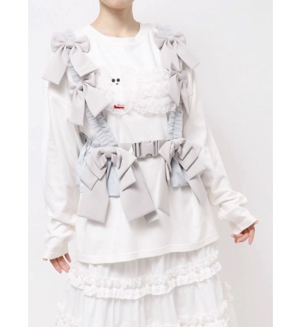 merry jenny「Tulle ribbon harness」|サスペンダー|