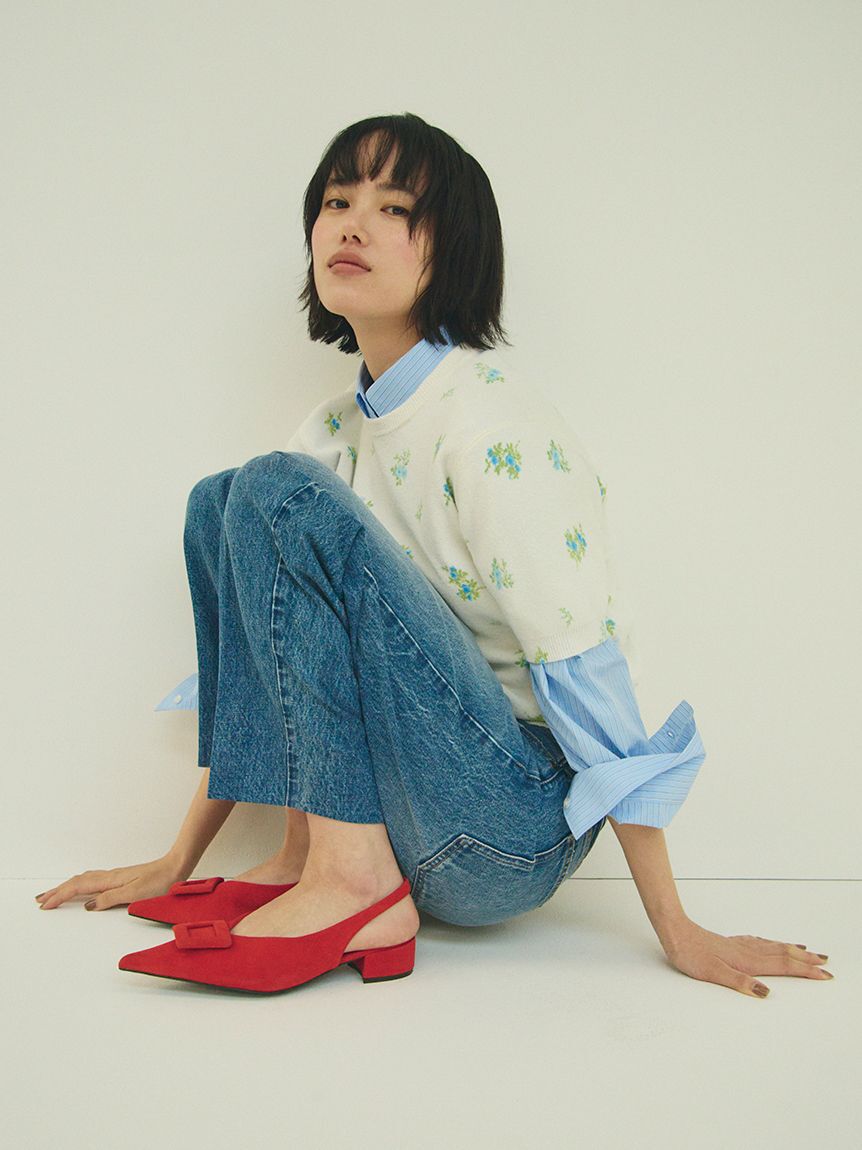 Mila Owen「フラワープリントアンサンブルプルオーバー」|Tシャツ・カットソー|