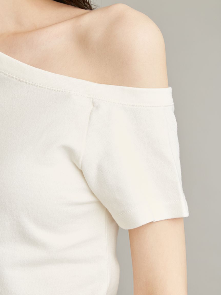 Mila Owen「アシンメトリーネックＴシャツ」|Tシャツ・カットソー|