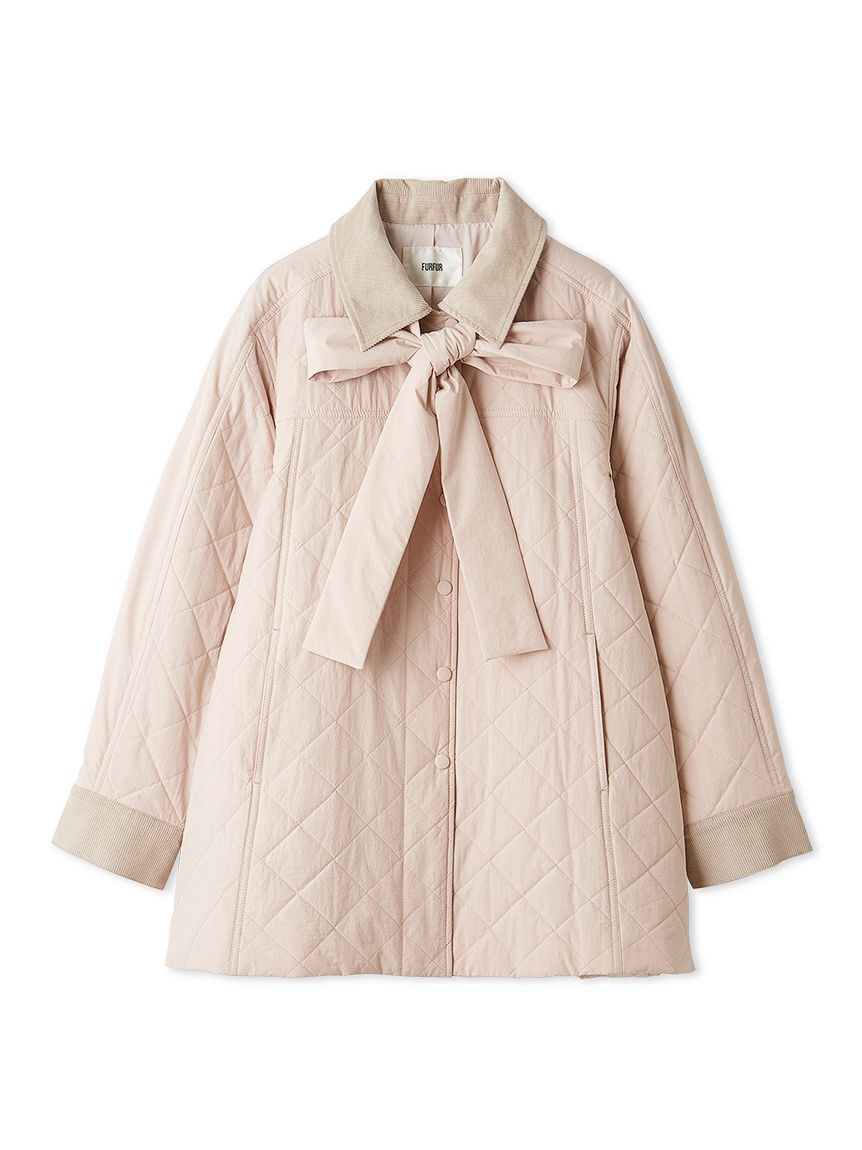 FURFUR「【限定カラー】パデッドボウタイキルティングブルゾン」|ブルゾン・スタジャン|