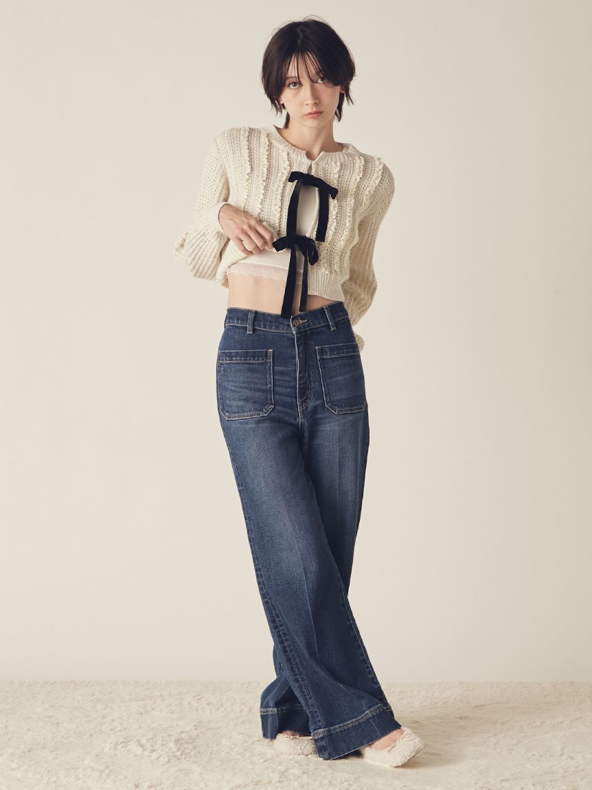 LILY BROWN Lingerie「【LILY BROWN Lingerie】メルティヒートクルーネック（吸湿発熱機能付）」|Tシャツ・カットソー|